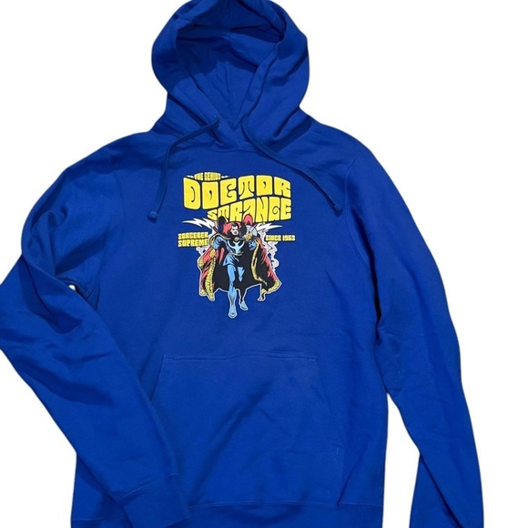 Marvel Doctor Strange Blue Hoodie - Picture 1 of 5